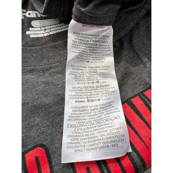 Fanatics NFL Super Bowl LVII Champions Chiefs Roster T Shirt Mens 2XL Gray NEW - Picture 7 of 10